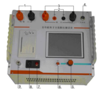 發(fā)電機轉(zhuǎn)子交流阻抗測試儀廠家面板 發(fā)電機轉(zhuǎn)子交流阻抗測試儀廠家面板